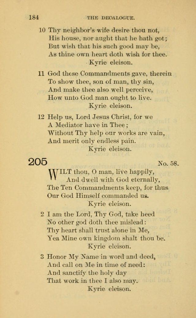 Evangelical Lutheran Hymnal page 184