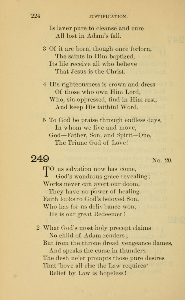 Evangelical Lutheran Hymnal page 224