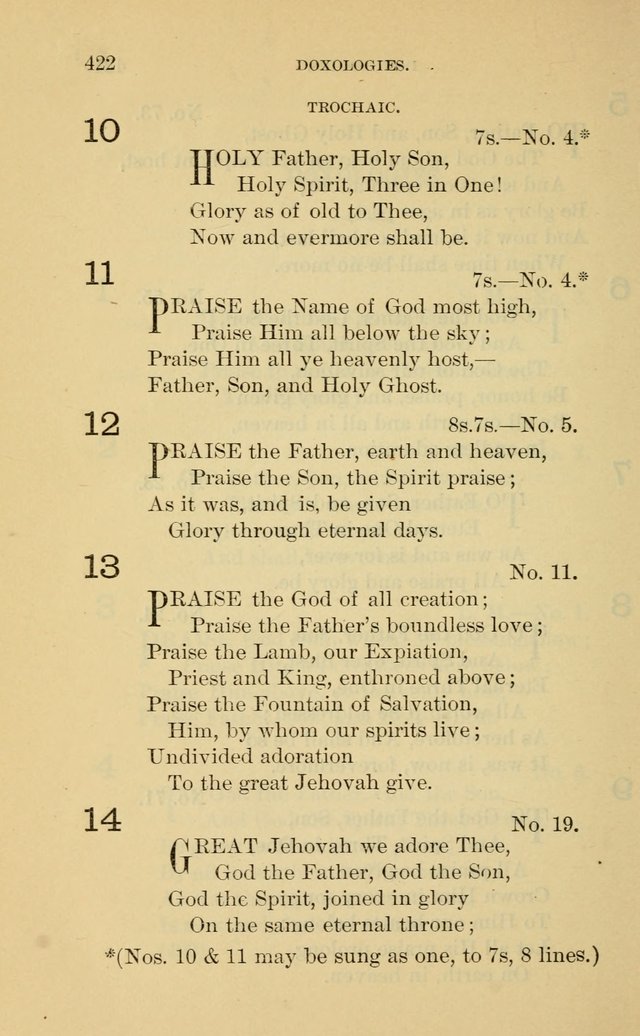 Evangelical Lutheran Hymnal page 422