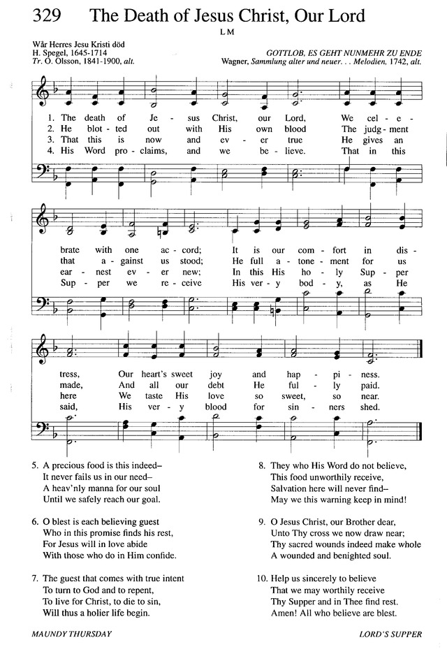Evangelical Lutheran Hymnary page 592