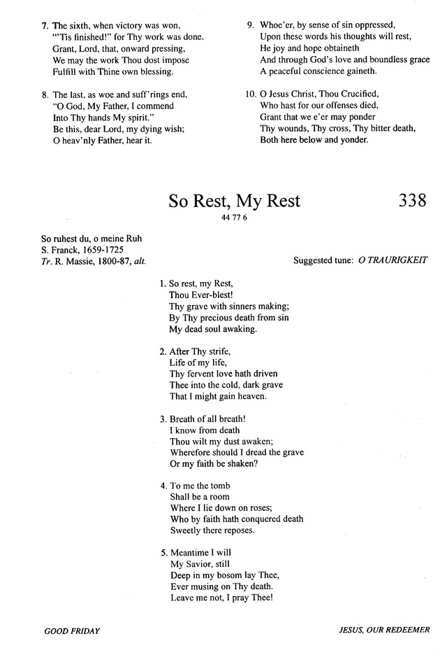 Evangelical Lutheran Hymnary page 605