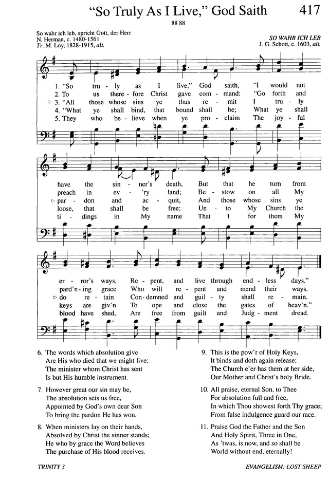 Evangelical Lutheran Hymnary page 697