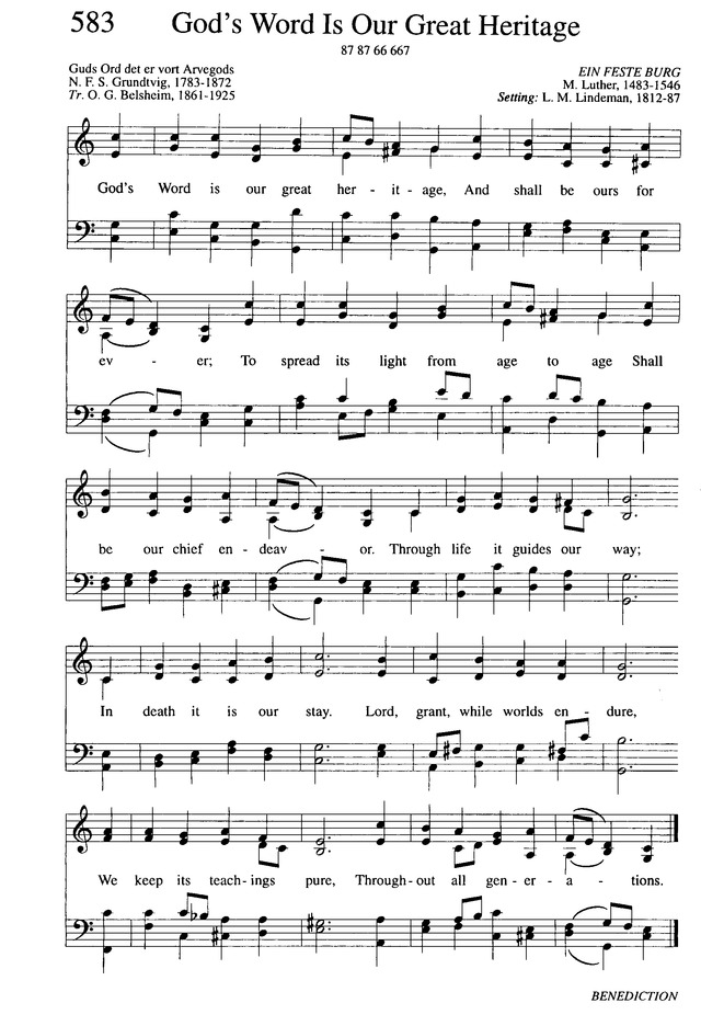 Evangelical Lutheran Hymnary page 888
