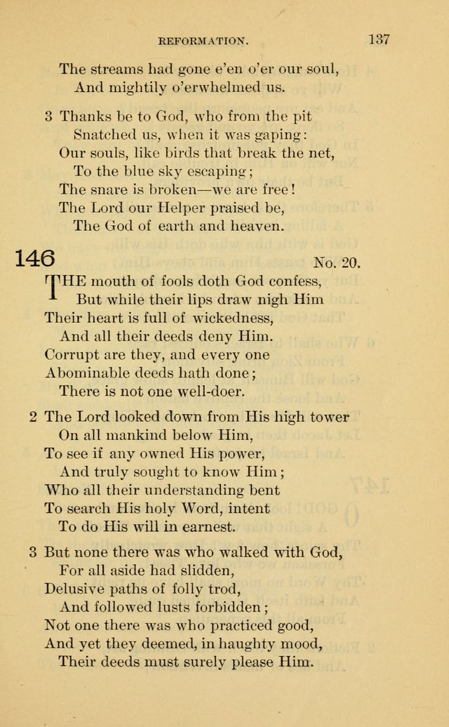 Evangelical Lutheran Hymnal. 9th ed. page 137