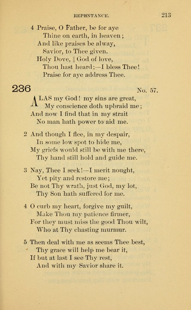 Evangelical Lutheran Hymnal. 9th ed. page 213