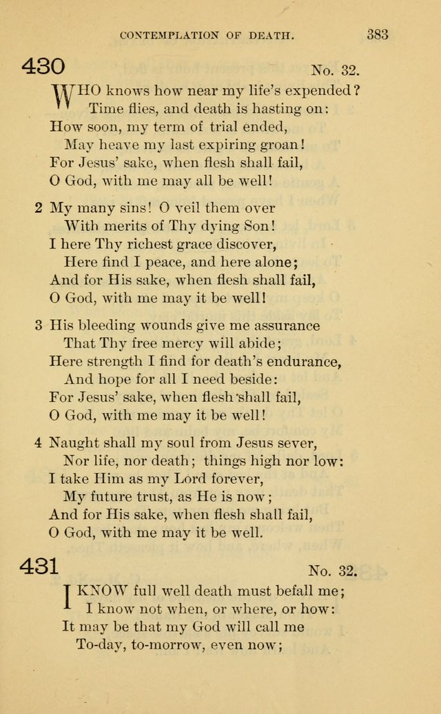 Evangelical Lutheran Hymnal. 9th ed. page 383