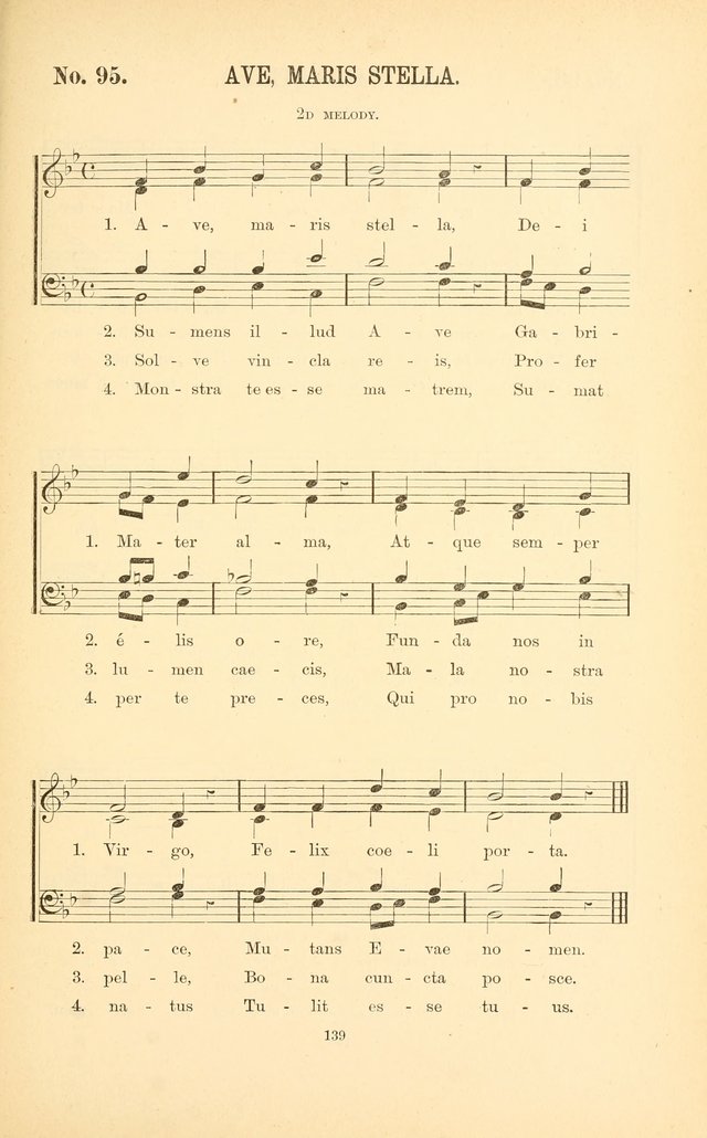 English and Latin Hymns, or Harmonies to Part I of the Roman Hymnal: for the Use of Congregations, Schools, Colleges, and Choirs page 152