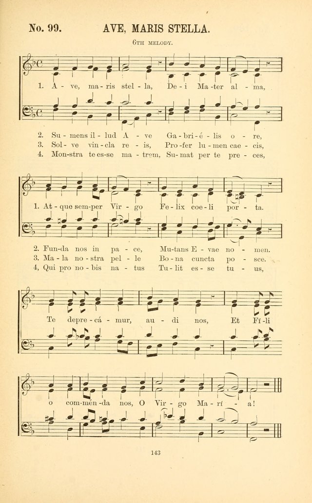English and Latin Hymns, or Harmonies to Part I of the Roman Hymnal: for the Use of Congregations, Schools, Colleges, and Choirs page 156