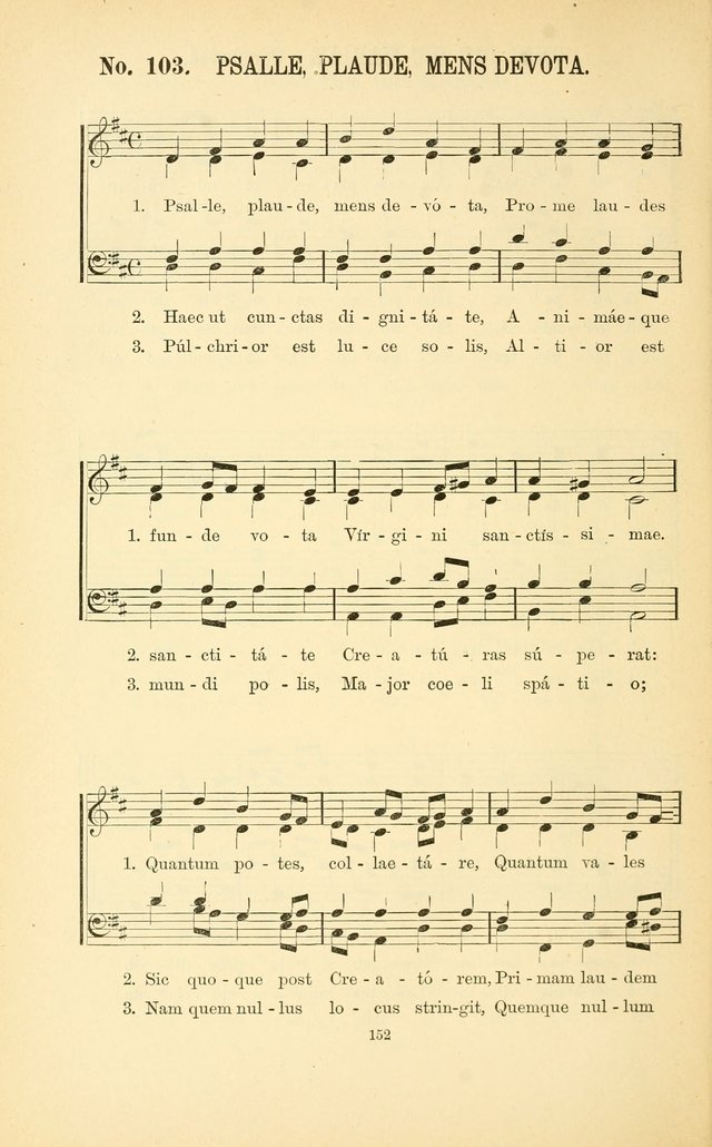 English and Latin Hymns, or Harmonies to Part I of the Roman Hymnal: for the Use of Congregations, Schools, Colleges, and Choirs page 165