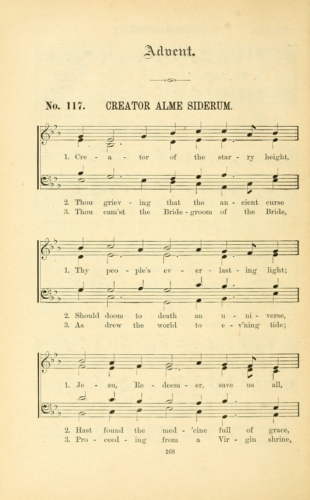 English and Latin Hymns, or Harmonies to Part I of the Roman Hymnal: for the Use of Congregations, Schools, Colleges, and Choirs page 181