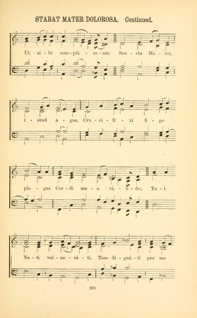 English and Latin Hymns, or Harmonies to Part I of the Roman Hymnal: for the Use of Congregations, Schools, Colleges, and Choirs page 236