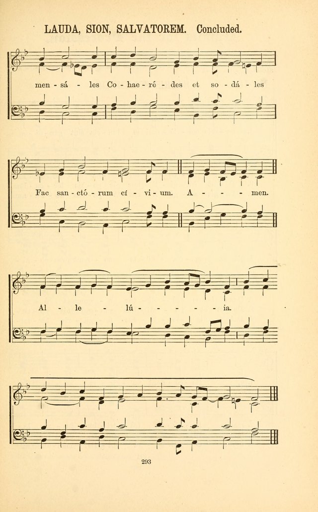 English and Latin Hymns, or Harmonies to Part I of the Roman Hymnal: for the Use of Congregations, Schools, Colleges, and Choirs page 306