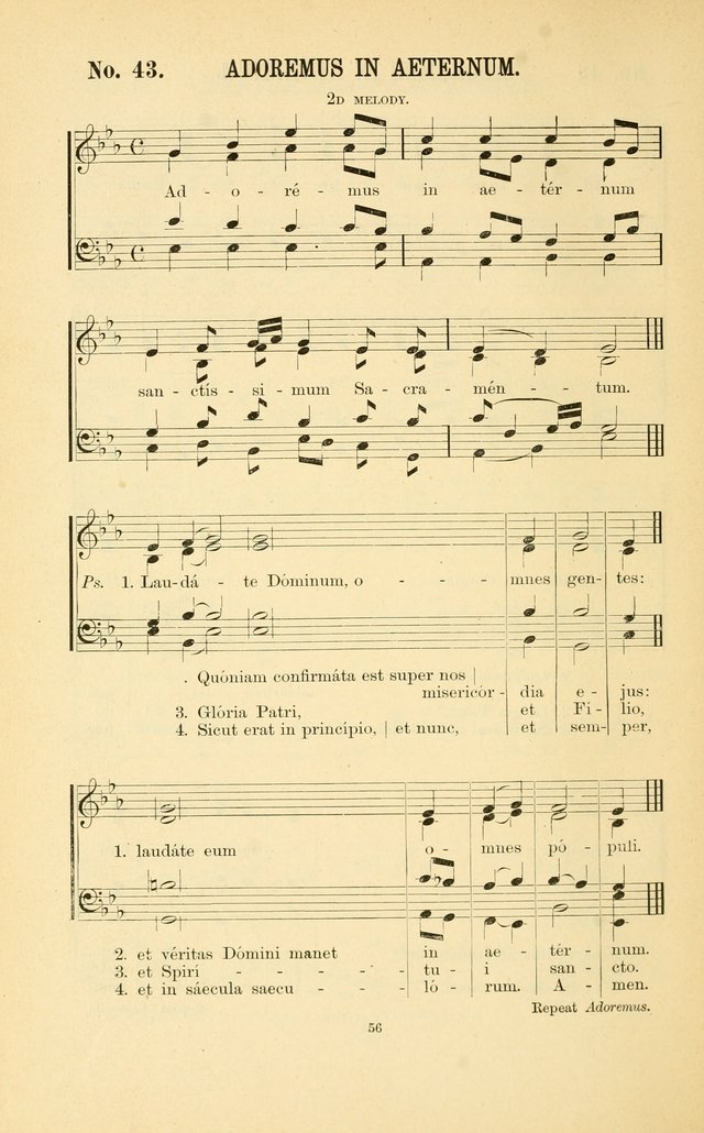 English and Latin Hymns, or Harmonies to Part I of the Roman Hymnal: for the Use of Congregations, Schools, Colleges, and Choirs page 69
