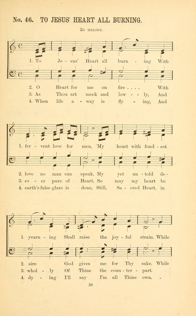 English and Latin Hymns, or Harmonies to Part I of the Roman Hymnal: for the Use of Congregations, Schools, Colleges, and Choirs page 72
