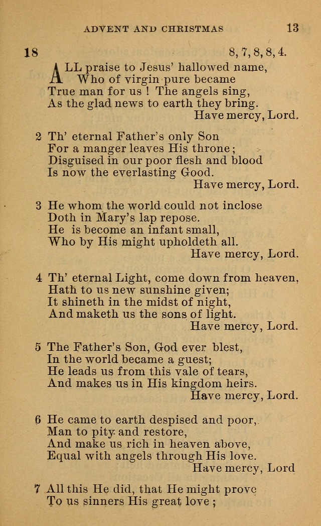 Evangelical Lutheran Hymn-book page 208