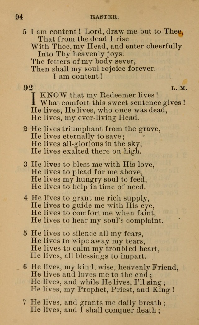 Evangelical Lutheran Hymn-book page 289