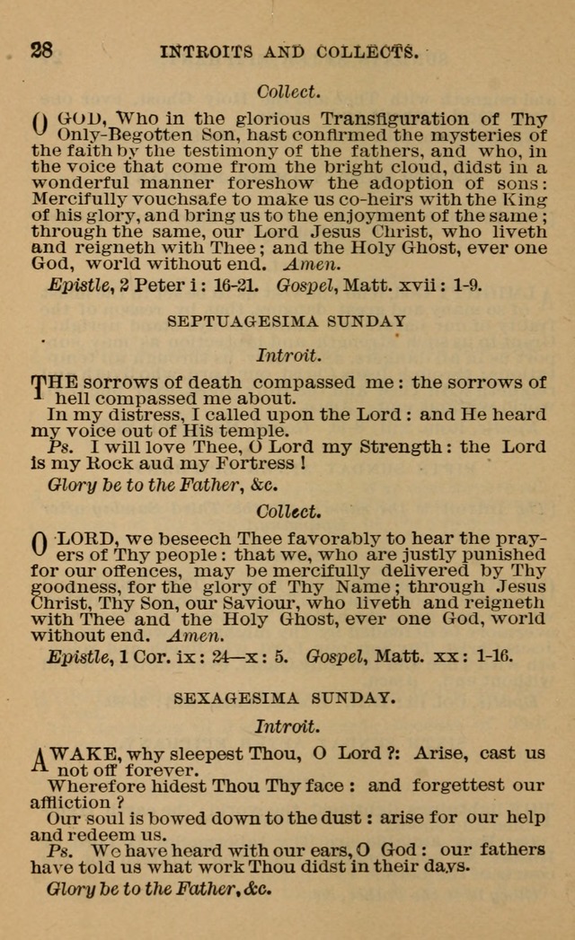Evangelical Lutheran Hymn-book page 55
