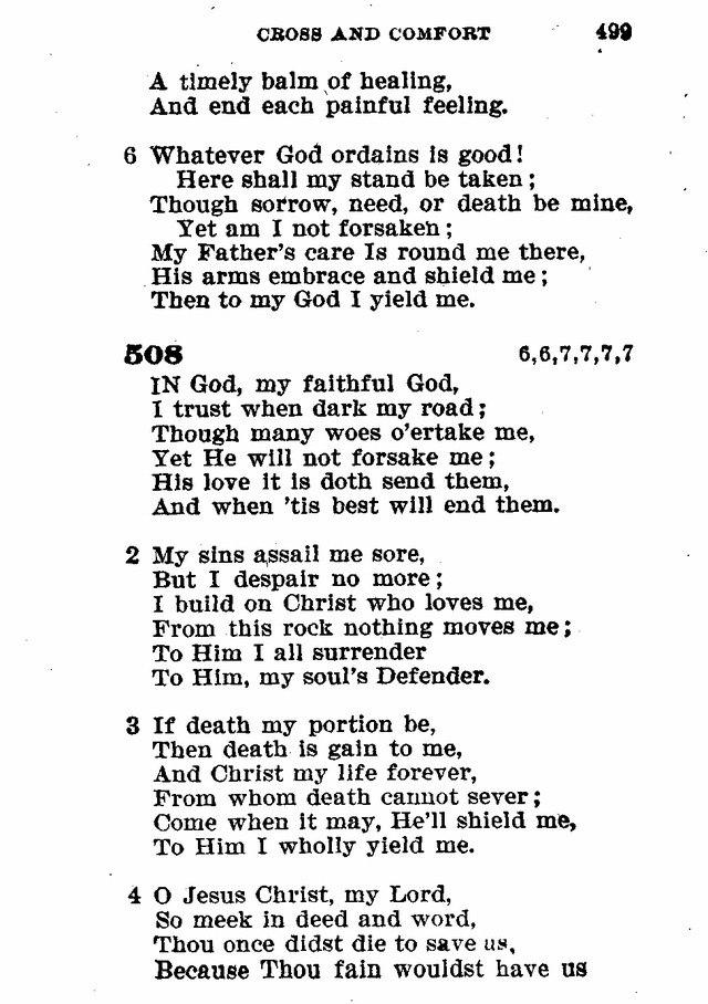 Evangelical Lutheran Hymn-book page 727