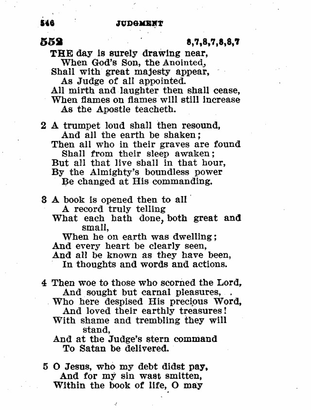 Evangelical Lutheran Hymn-book page 774