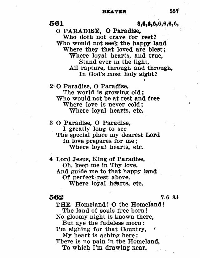 Evangelical Lutheran Hymn-book page 785
