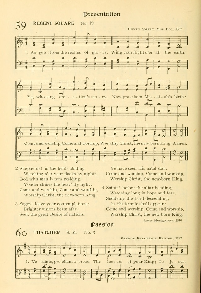 Evangelical Lutheran hymnal: with music page 125
