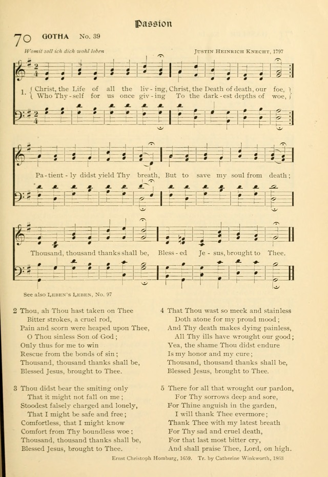 Evangelical Lutheran hymnal: with music page 134
