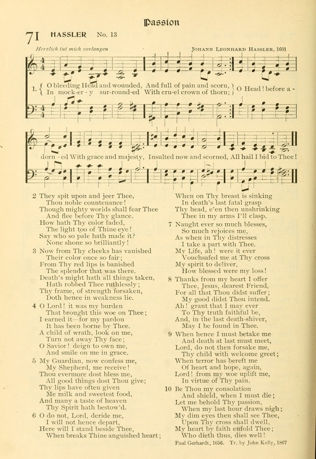 Evangelical Lutheran hymnal: with music page 135