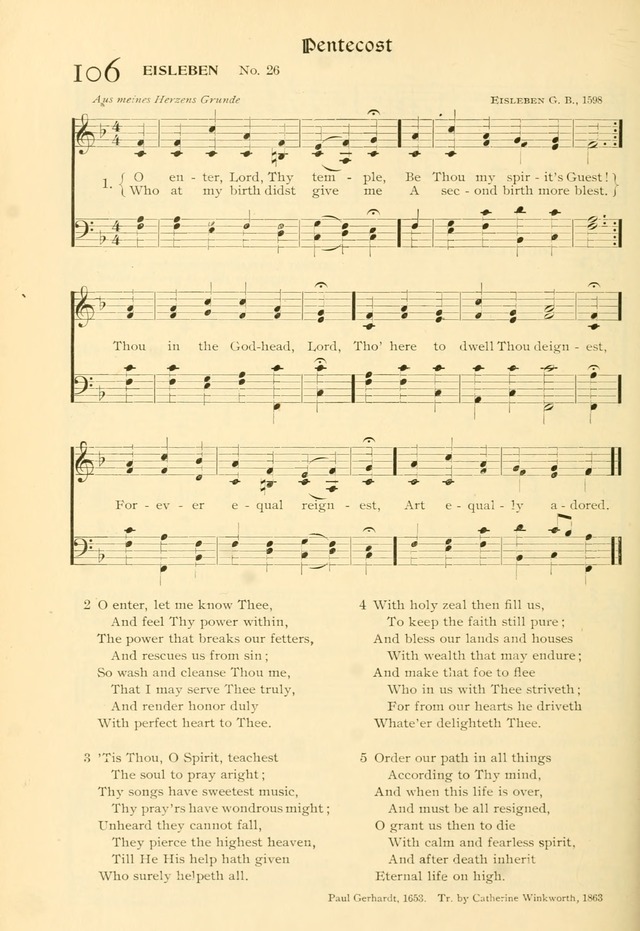 Evangelical Lutheran hymnal: with music page 167