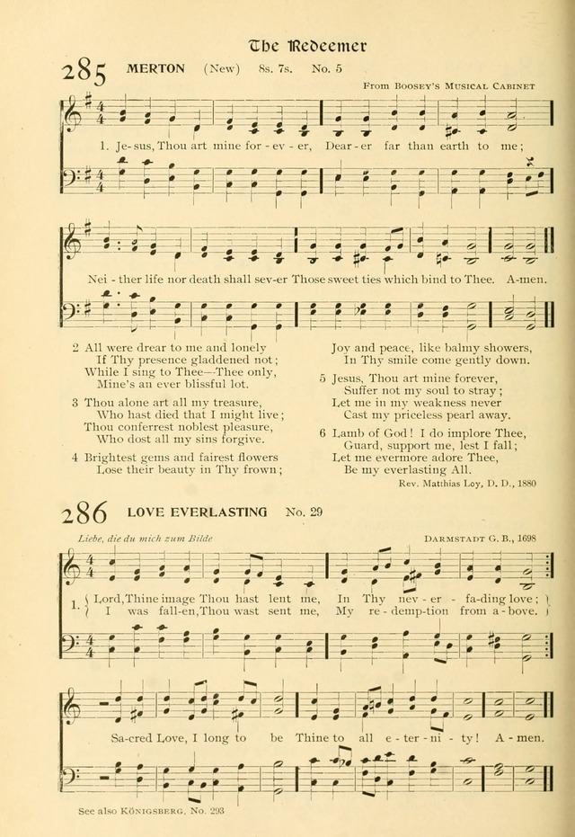 Evangelical Lutheran hymnal: with music page 315