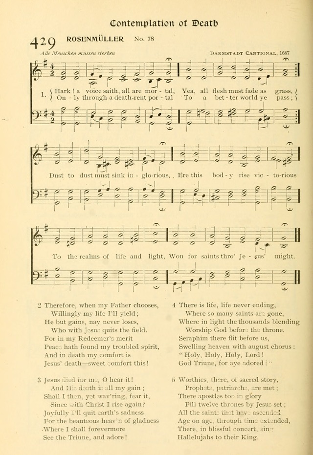 Evangelical Lutheran hymnal: with music page 431
