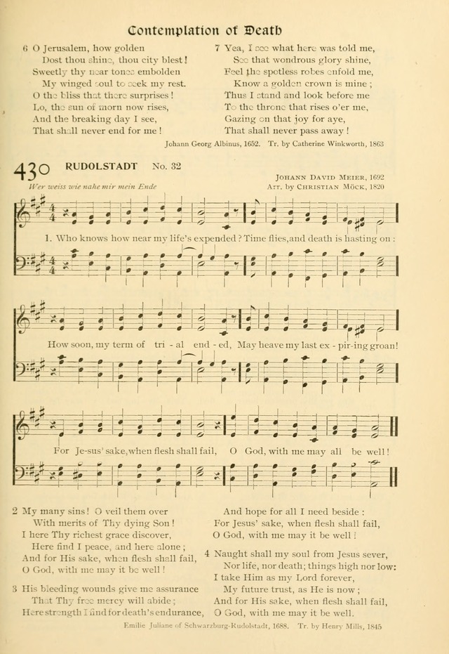 Evangelical Lutheran hymnal: with music page 432
