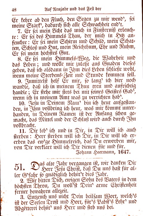 Evangelisch-Lutherisches Gesang-Buch: worin die gebräuchlichsten alten Kirchen-Lieder Dr. M. Lutheri und anderer reinen lehrer und zeugen Gottes, zur Befoerderung der wahren ... (2. verm. Aus.) page 48