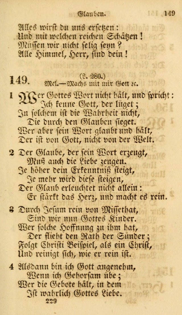 Evangelische Lieder-Sammlung: genommen aus der Liedersammlung und dem Gemeinschaftlichen Gesangbuch in den evanglischen Gemeinen page 229