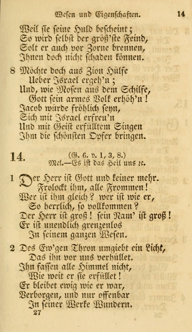 Evangelische Lieder-Sammlung: genommen aus der Liedersammlung und dem Gemeinschaftlichen Gesangbuch in den evanglischen Gemeinen page 27