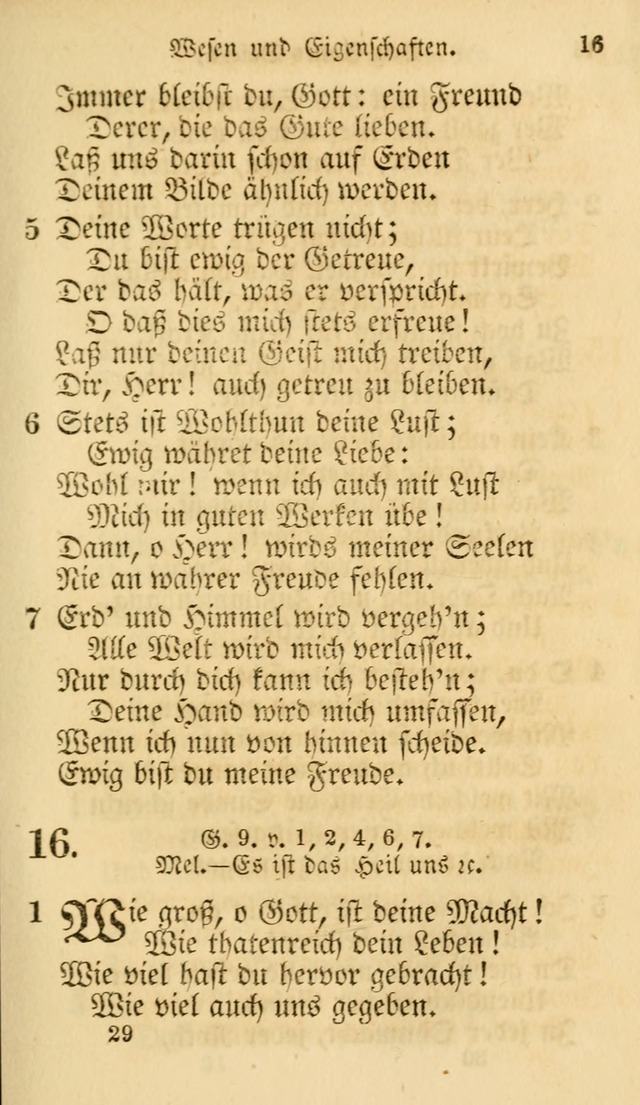 Evangelische Lieder-Sammlung: genommen aus der Liedersammlung und dem Gemeinschaftlichen Gesangbuch in den evanglischen Gemeinen page 29