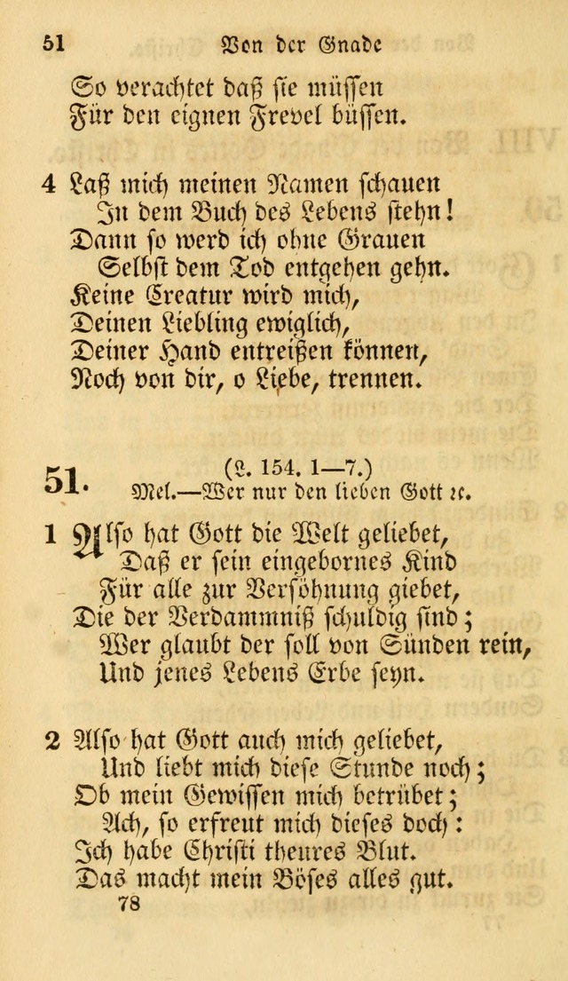 Evangelische Lieder-Sammlung: genommen aus der Liedersammlung und dem Gemeinschaftlichen Gesangbuch in den evanglischen Gemeinen page 78