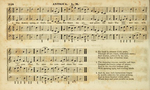 Evangelical Musick: or, The Sacred Minstrel and Sacred Harp United: consisting of a great variety of psalm and hymn tunes, set pieces, anthems, etc. (10th ed) page 118