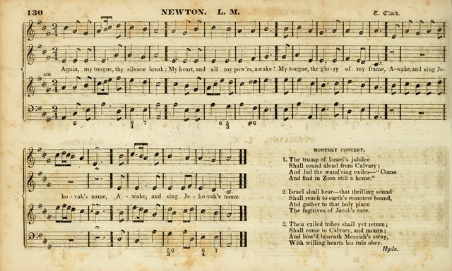 Evangelical Musick: or, The Sacred Minstrel and Sacred Harp United: consisting of a great variety of psalm and hymn tunes, set pieces, anthems, etc. (10th ed) page 130