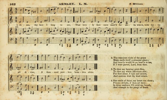 Evangelical Musick: or, The Sacred Minstrel and Sacred Harp United: consisting of a great variety of psalm and hymn tunes, set pieces, anthems, etc. (10th ed) page 162