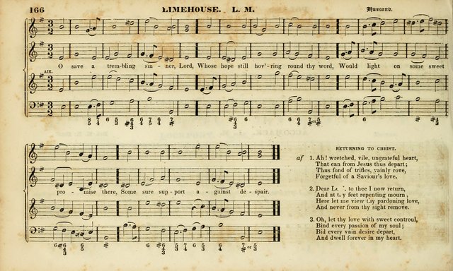 Evangelical Musick: or, The Sacred Minstrel and Sacred Harp United: consisting of a great variety of psalm and hymn tunes, set pieces, anthems, etc. (10th ed) page 166
