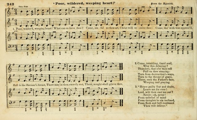 Evangelical Musick: or, The Sacred Minstrel and Sacred Harp United: consisting of a great variety of psalm and hymn tunes, set pieces, anthems, etc. (10th ed) page 242