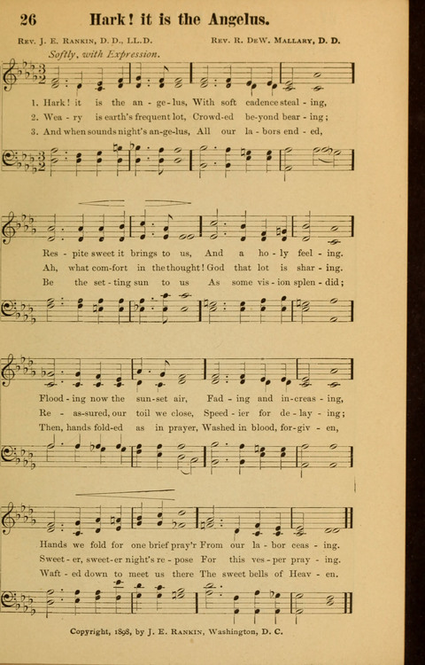 Echoes of Paradise: a choice collection of Christian hymns suitable for Sabbath schools and all other departments of religious work page 25