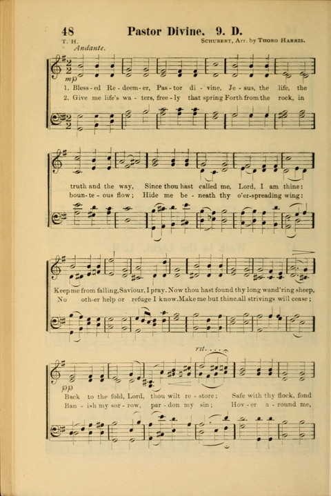 Echoes of Paradise: a choice collection of Christian hymns suitable for Sabbath schools and all other departments of religious work page 46