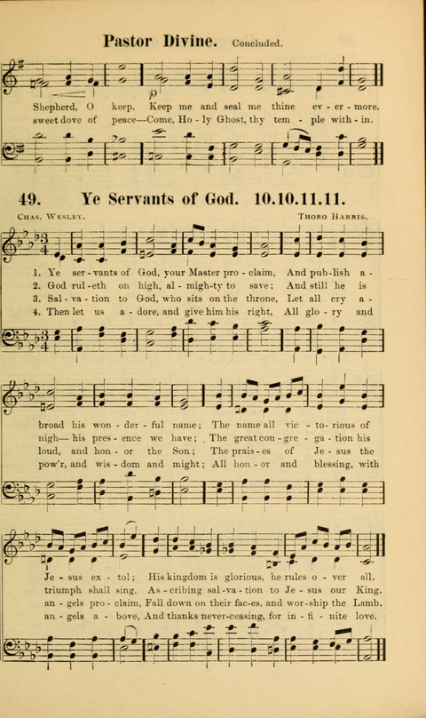 Echoes of Paradise: a choice collection of Christian hymns suitable for Sabbath schools and all other departments of religious work page 47