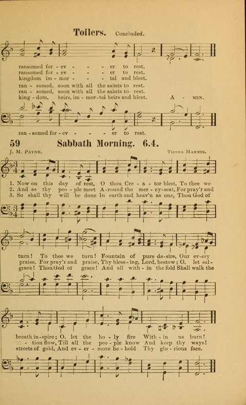 Echoes of Paradise: a choice collection of Christian hymns suitable for Sabbath schools and all other departments of religious work page 57
