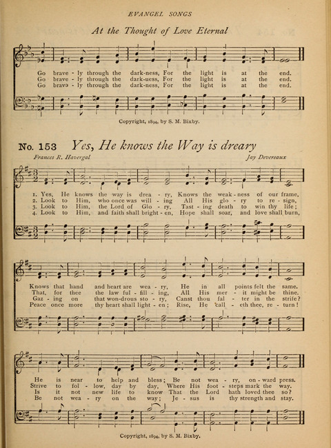 Evangel Songs: words and music, suitable for all services of sacred song page 127