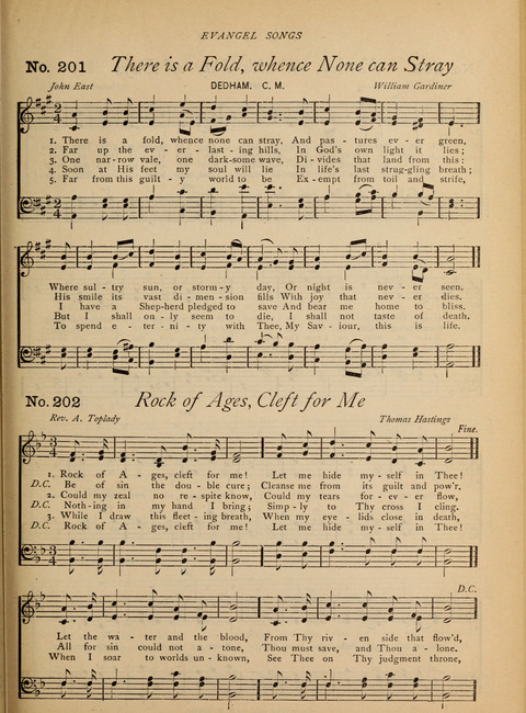 Evangel Songs: words and music, suitable for all services of sacred song page 167