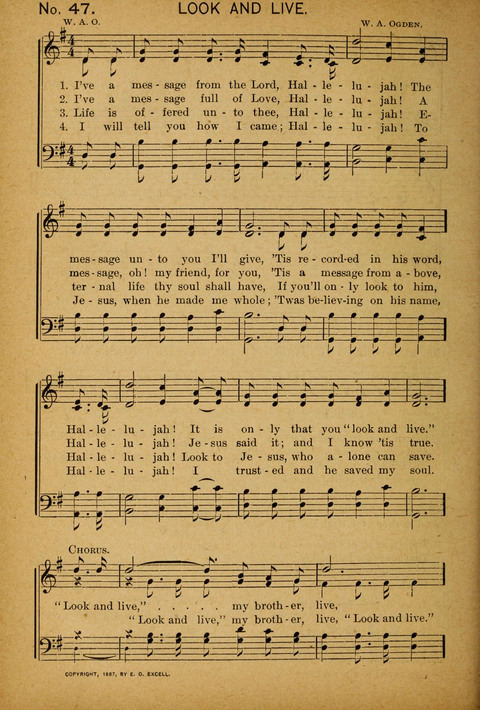 Epworth Songs: For use in the Epworth League, the Junior League, the Sunday-school, and in social services page 50