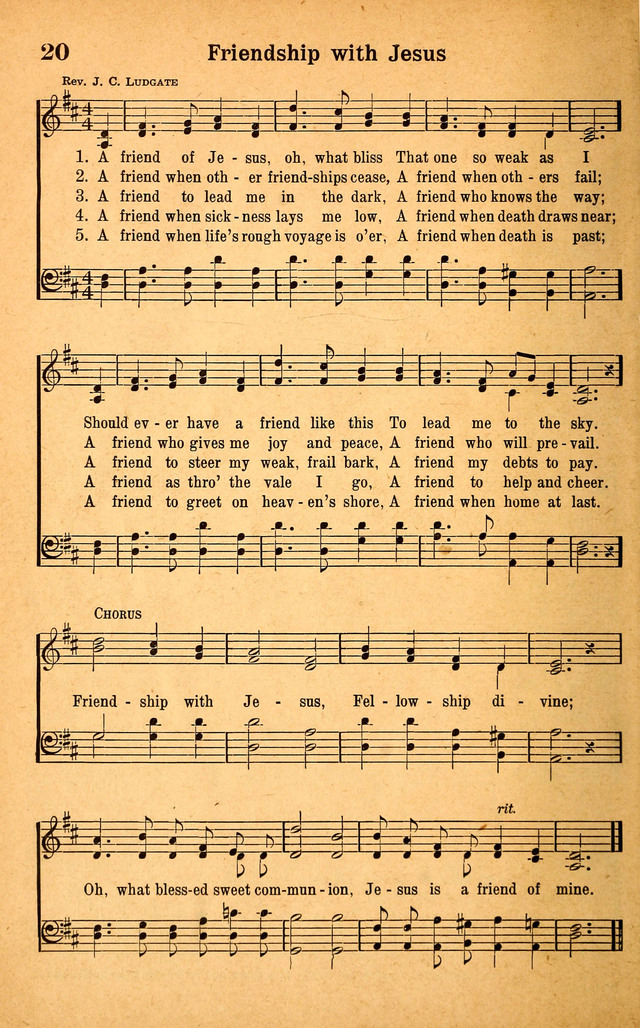 Evangel Songs page 20