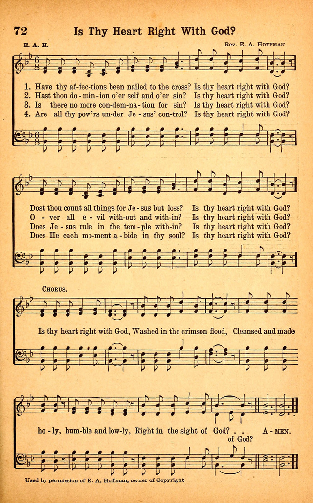 Evangel Songs page 71